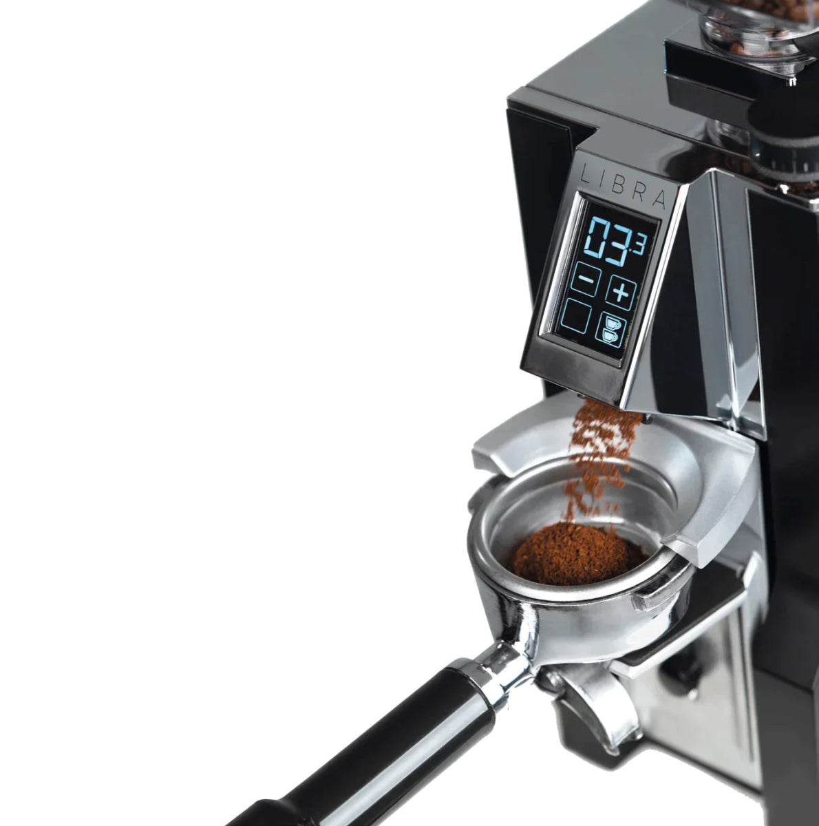 Eureka - Mignon Libra ( Black )Espresso Grinder w/ Grind by Weight - DEMO - Café Liégeois